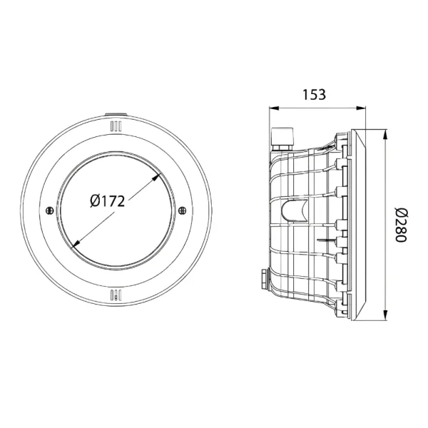 Light VA orig/led 16W/12V, white, for foil