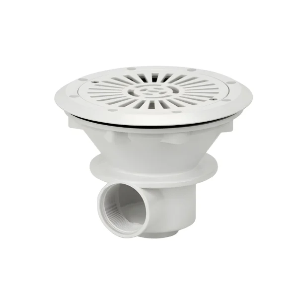 Floor Drain Va, For Foil, With Brass Inserts m6 Connection 2" In
