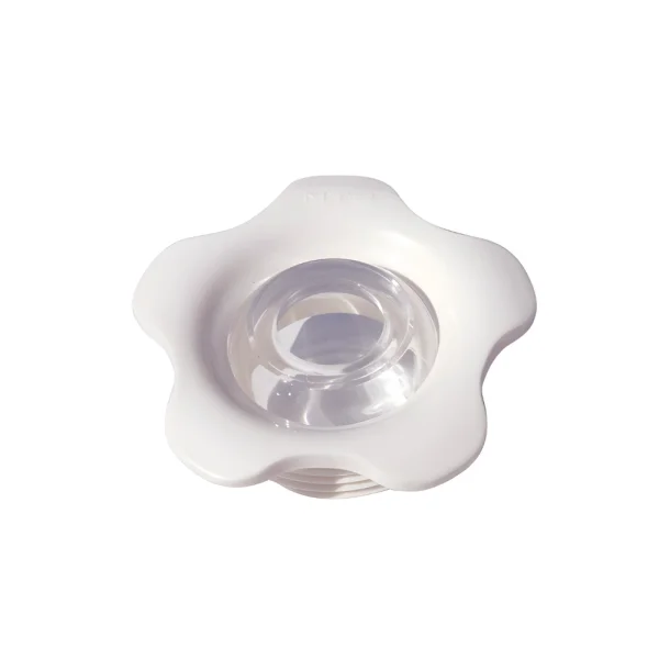 Inlet nozzle 18 mm - Groove R 1 1/2", Acrylic Ball, White Color