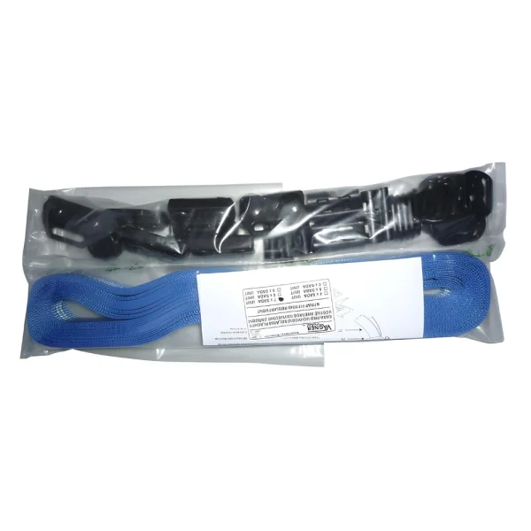 Set of 5 for fixing the cover and a telescopic rod with a strap of 1.5 m
