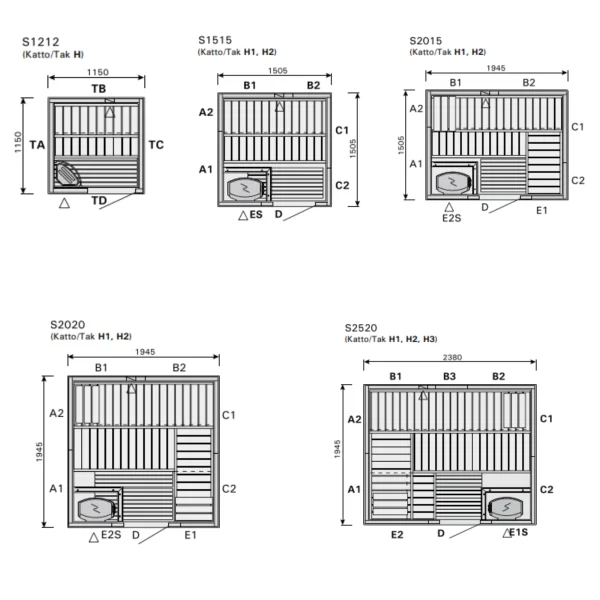 Sauna HARVIA Variant S2520